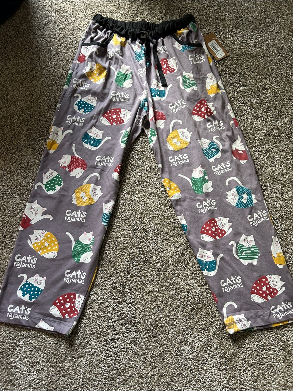 Women’s Lazy One Cats Pajamas PJ pant size M